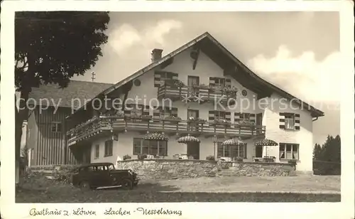 Lachen Nesselwang Gasthaus zum Loewen / Nesselwang /Ostallgaeu LKR