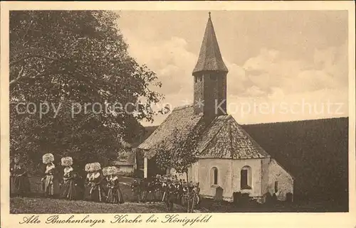 Koenigsfeld Schwarzwald Alte Buchenberger Kirche Trachten / Koenigsfeld im Schwarzwald /Schwarzwald-Baar-Kreis LKR