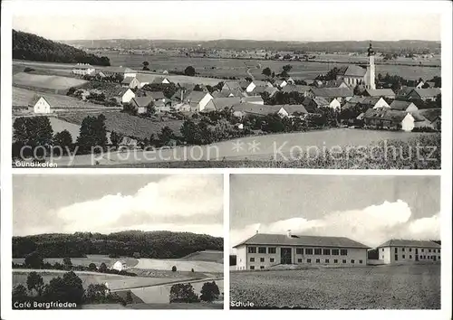 Guendlkofen Gesamtansicht Cafe Bergfrieden Schule / Bruckberg /Landshut LKR