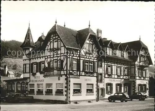 Forbach Baden Hotel Friedrichshof im Schwarzwald Fachwerk / Forbach /Rastatt LKR