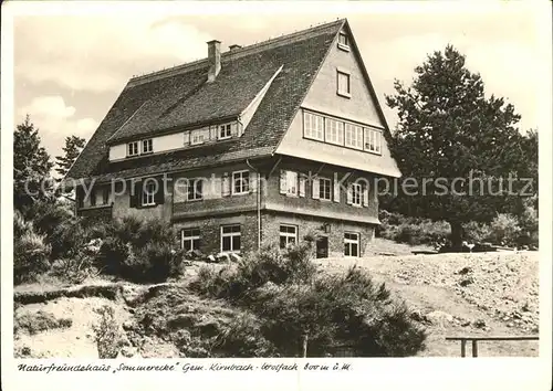 Kirnbach Wolfach Naturfreundehaus Sommerecke / Wolfach /Ortenaukreis LKR