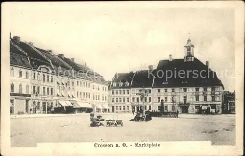 Crossen Oder Marktplatz / Crossen Ostbrandenburg /