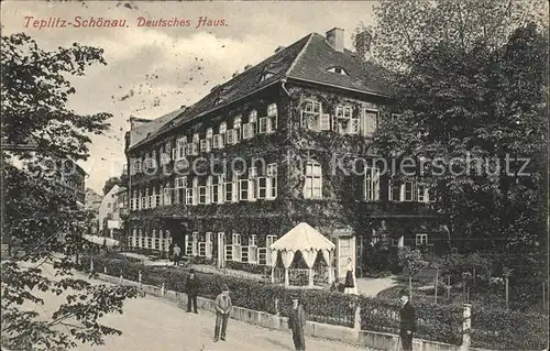 Teplitz-Schoenau Sudetenland Bad Deutsches Haus / Teplice /