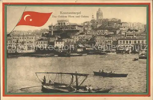 Konstantinopel Konstantinople Goldenes Horn und Galata / Istanbul /