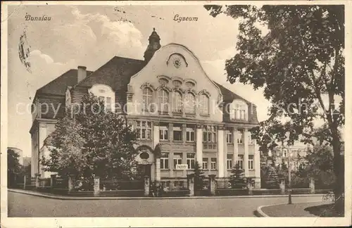 Bunzlau Niederschlesien Lyseum / Boleslawiec /