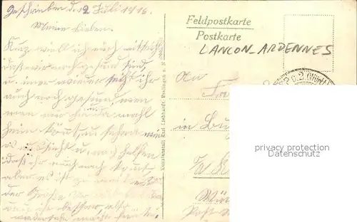 Lancon Ardennes Hindenburgmuehle / Lancon /Arrond. de Vouziers