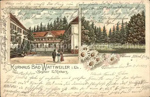 Wattweiler Elsass Kurhaus / Wattwiller /Arrond. de Thann