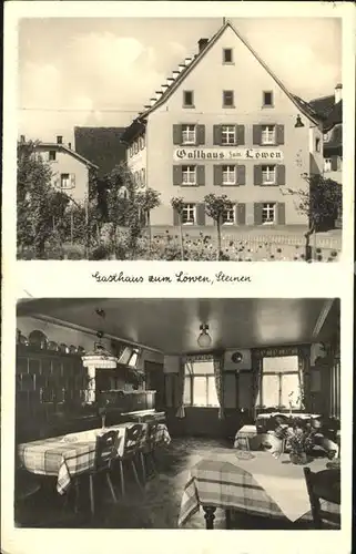 Steinen Wiesental Gasthaus zum Loewen  / Steinen /Loerrach LKR