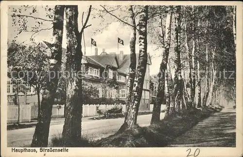 Mueritz See-Kinderheilstaette Friedrich-Franz-Hospiz Haupthaus Strassenseite / Seeheilbad Graal-Mueritz /Bad Doberan LKR