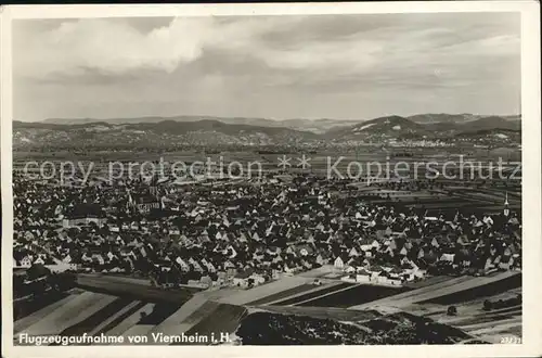 Viernheim Fliegeraufnahme / Viernheim /Bergstrasse LKR