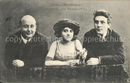 Braunschweig Dohse-Mandewies Solisten- und Possen-Trio / Braunschweig /Braunschweig Stadtkreis
