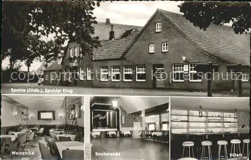 Spohle Gasthof Spohler Krug Weinstube Saal Bueffet / Wiefelstede /Ammerland LKR