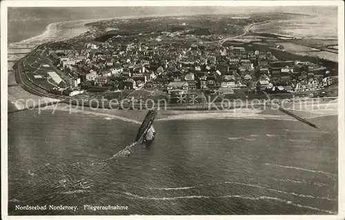 Norderney Nordseebad Fliegeraufnahme / Norderney /Aurich LKR