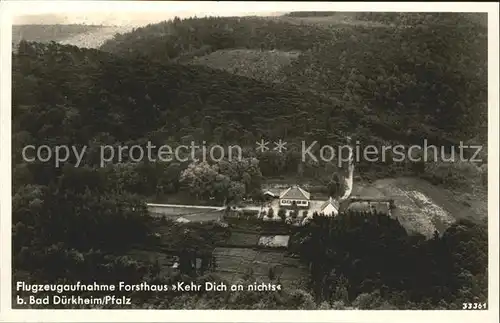 Bad Duerkheim Fliegeraufnahme Forsthaus Kehr Dich an nichts  / Bad Duerkheim /Bad Duerkheim LKR