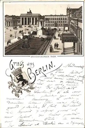 Berlin Brandenburger Tor  / Berlin /Berlin Stadtkreis