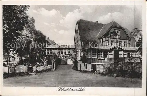 Freiberg Sachsen Gasthaus Schroedermuehle  / Freiberg /Mittelsachsen LKR