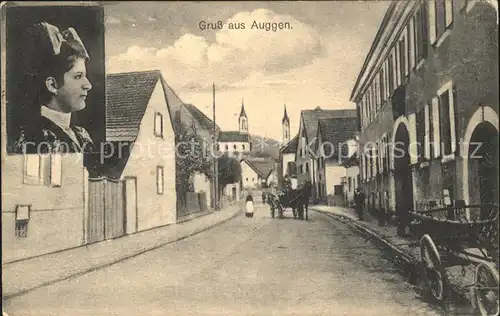 Auggen Tracht Bahnpost / Auggen /Breisgau-Hochschwarzwald LKR