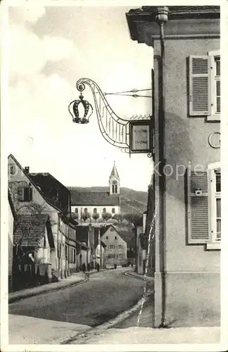 Auggen Gasthaus-Weinstube zur Krone  / Auggen /Breisgau-Hochschwarzwald LKR