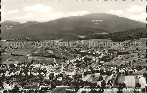 Auggen Hochblauen Belchen / Auggen /Breisgau-Hochschwarzwald LKR