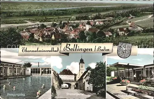 Bad Bellingen Bewegungsbad Thermalbad Strassenpartie / Bad Bellingen /Loerrach LKR