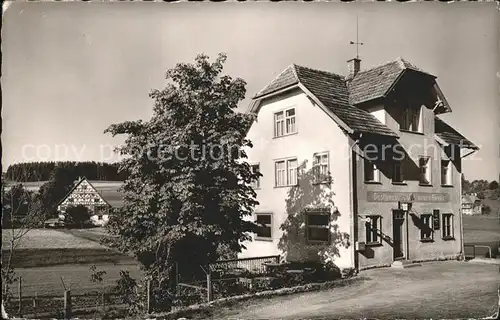 Martinsweiler Gasthaus zum neuen Roessle / Koenigsfeld im Schwarzwald /Schwarzwald-Baar-Kreis LKR