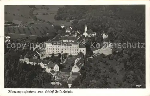 Leutkirch Schloss Zeil Fliegeraufnahme / Leutkirch im Allgaeu /Ravensburg LKR