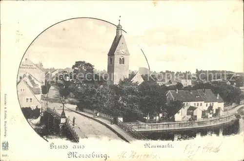 Merseburg Saale Neumarkt  / Merseburg /Saalekreis LKR