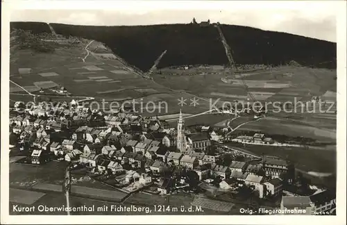 Oberwiesenthal Erzgebirge Fichtelberg Fliegeraufnahme / Oberwiesenthal /Erzgebirgskreis LKR