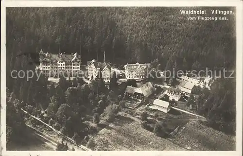 Villingen-Schwenningen Waldhotel Villingen Fliegeraufnahme / Villingen-Schwenningen /Schwarzwald-Baar-Kreis LKR