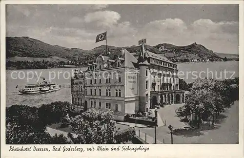 Bad Godesberg Rheinhotel Dreesen Rhein Siebengebirge / Bonn /Bonn Stadtkreis