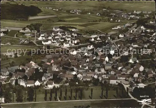 Dautphe Fliegeraufnahme / Dautphetal /Marburg-Biedenkopf LKR