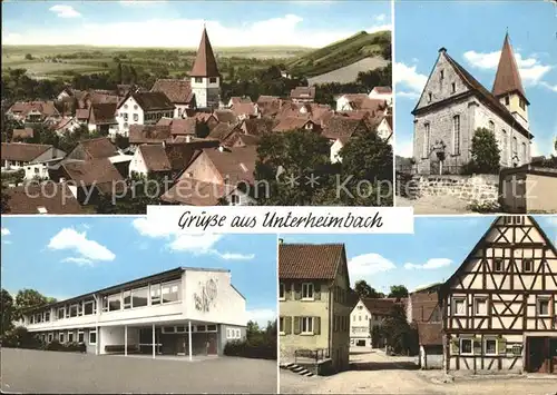 Unterheimbach Kirche Fachwerkhaus / Bretzfeld /Hohenlohekreis LKR