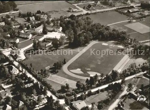 Gruenwald Muenchen Sportschule Fliegeraufnahme / Gruenwald /Muenchen LKR