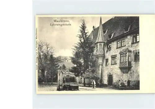 Maulbronn Ephoratsgebaeude Kat. Maulbronn