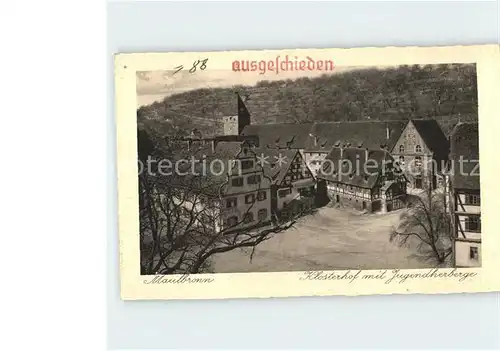 Maulbronn Klosterhof und Jungendherberge Kat. Maulbronn