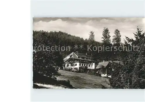 Hundsbach Forbach Gasthaus Pension Zur schoenen Aussicht Kat. Forbach