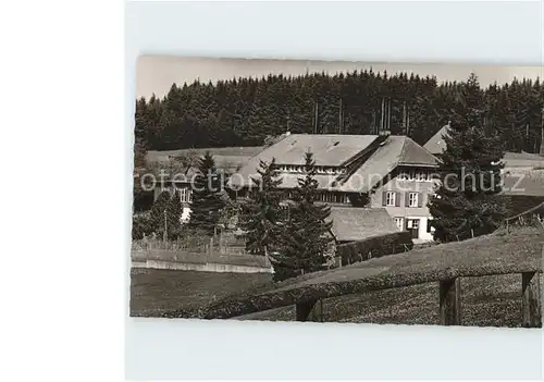 Saig Schwarzwald Kinderheim Schwoerer Kat. Lenzkirch
