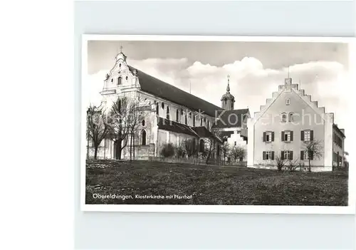 Oberelchingen Klosterkirche mit Pfarrhof Kat. Elchingen