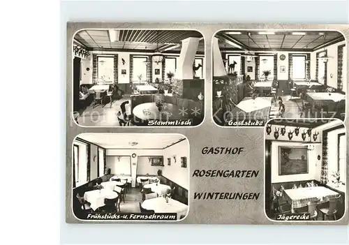 Winterlingen Gasthaus Rosengarten Kat. Winterlingen