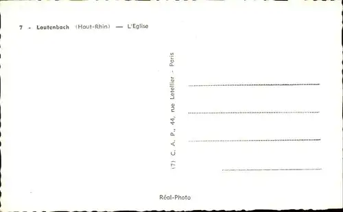 Lautenbach Haut Rhin Elsass Eglise / Lautenbach /Arrond. de Guebwiller