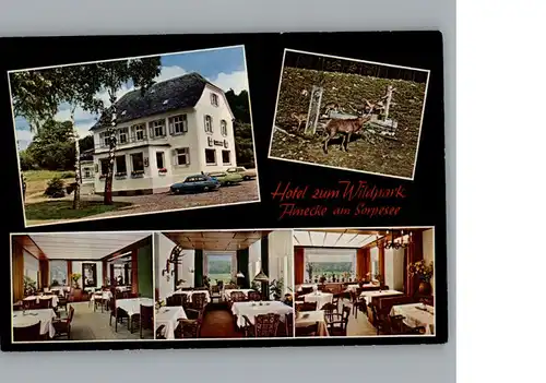 Amecke Hotel Zum Wildpark / Sundern (Sauerland) /Hochsauerlandkreis LKR