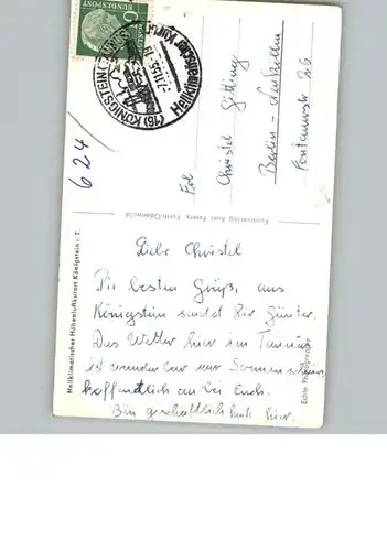 Koenigstein Taunus  / Koenigstein im Taunus /Hochtaunuskreis LKR