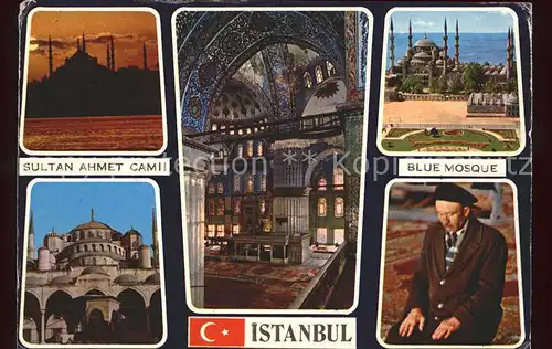 Istanbul Constantinopel Sultan Ahmet Camli Blue Mosque / Istanbul /