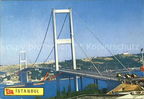 Istanbul Constantinopel Bosporus-Bruecke / Istanbul /