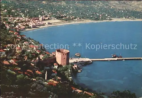 Alanya Cennet Sehir Kaleden Kizil Kule Limana bakis Kat. Alanya