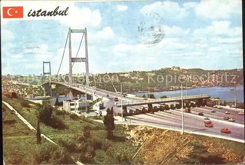 Istanbul Constantinopel Bosporus-Bruecke / Istanbul /