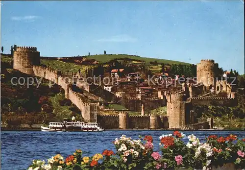 Istanbul Constantinopel Rumeli Hisari castle Europeen shore Bosphorus / Istanbul /