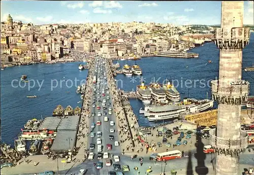 Istanbul Constantinopel Galata Bruecke / Istanbul /
