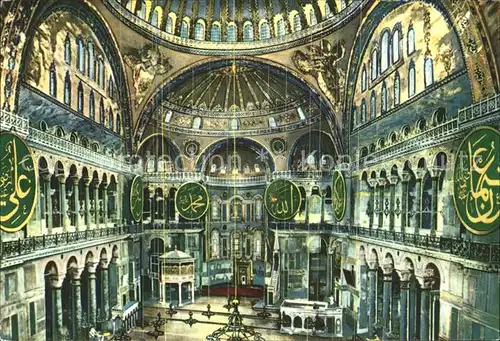 Istanbul Constantinopel Inneres Hagia Sophia Museum / Istanbul /