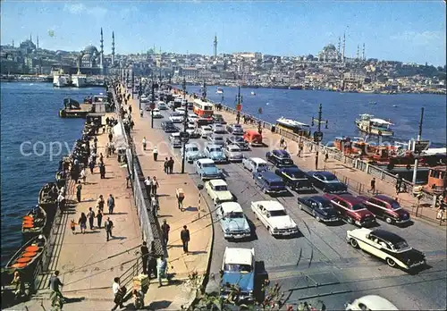 Istanbul Constantinopel Galata Bruecke / Istanbul /